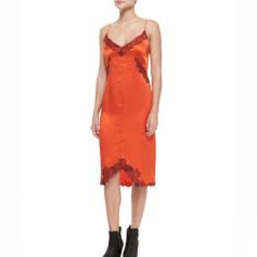 Rag & Bone izabella silk slip dress